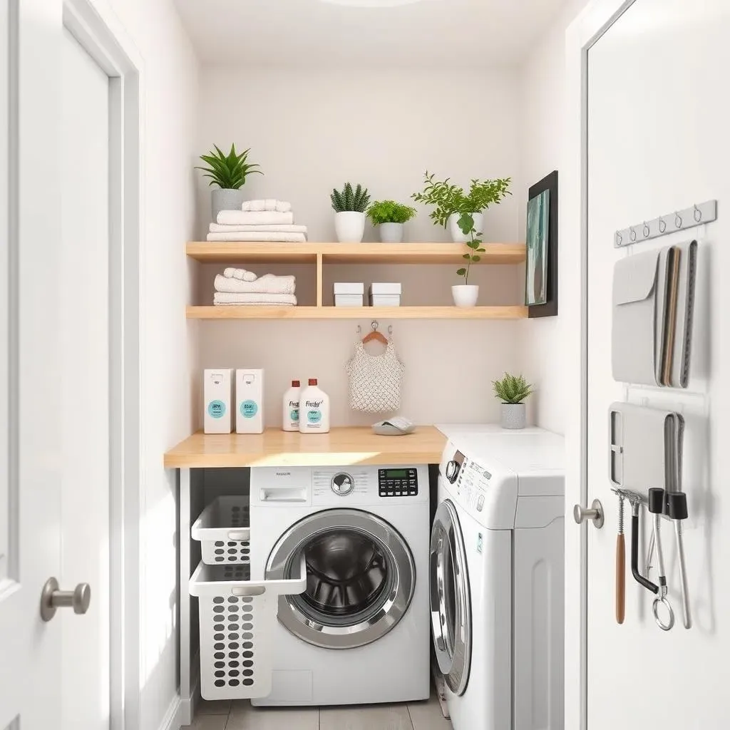 Houzz Small Laundry Room Storage and Organization Hacks