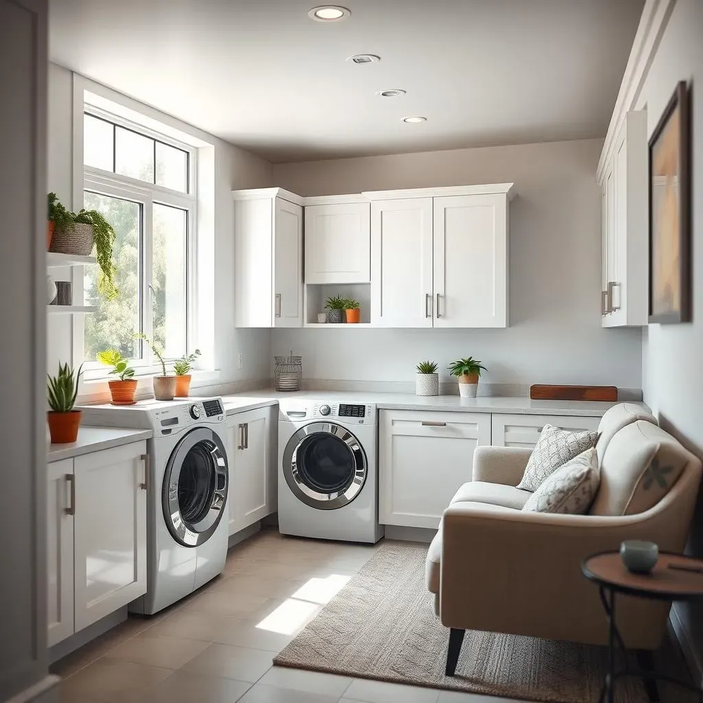 Genius How to Make a Basement Laundry Room Look Nice