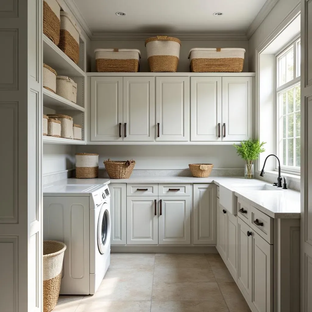 Super How to Organize Laundry Room Cabinets