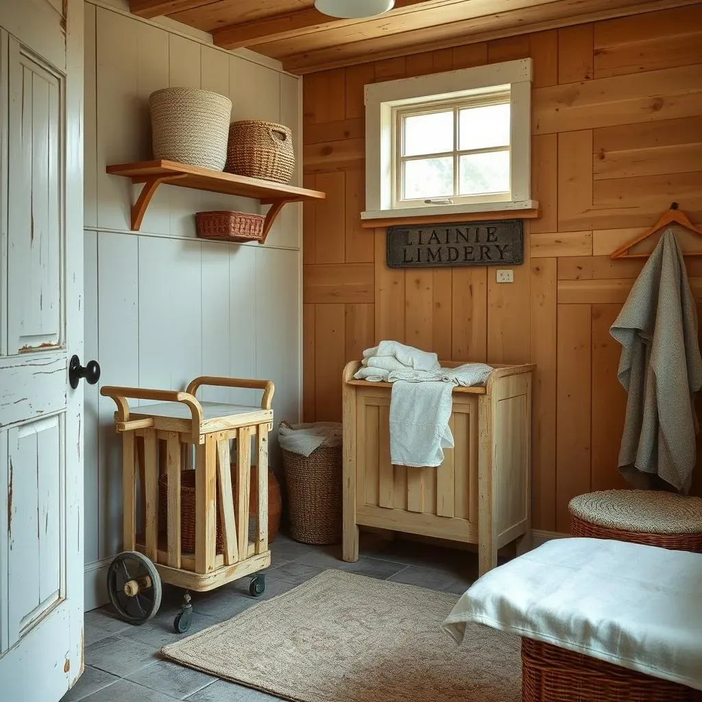 Ideas for Cozy Rustic Laundry Rooms