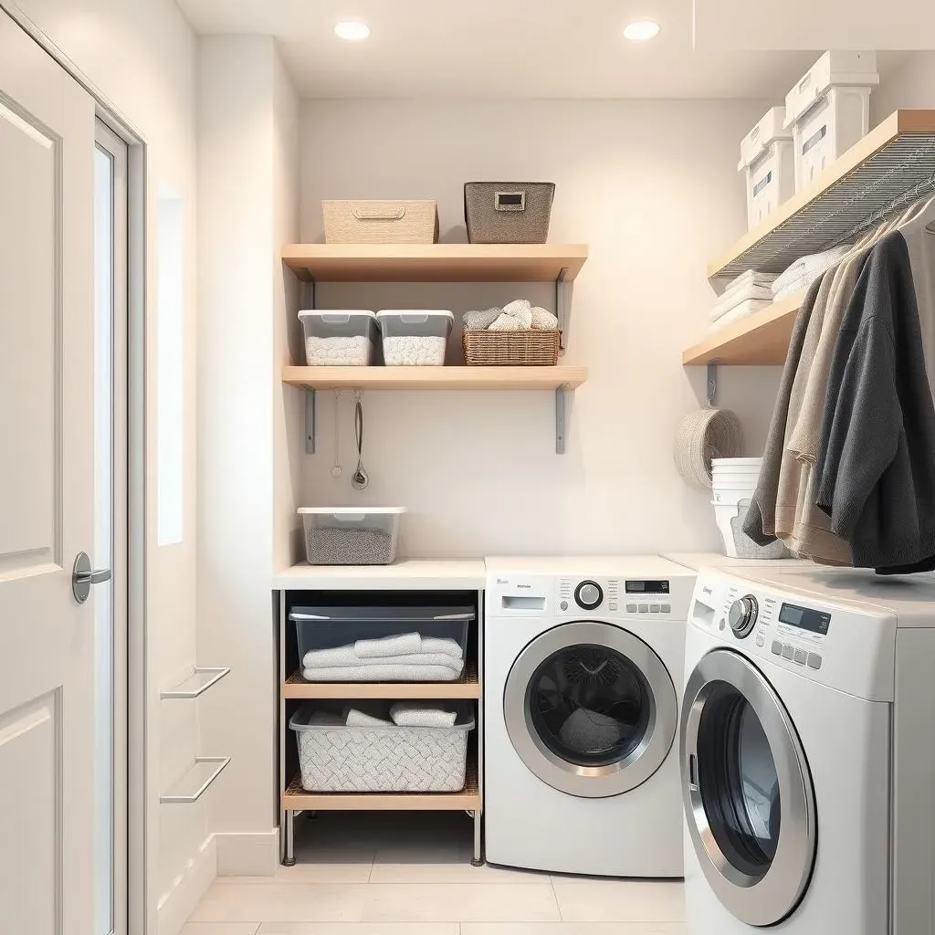 Brilliant ideas for organizing a small laundry room