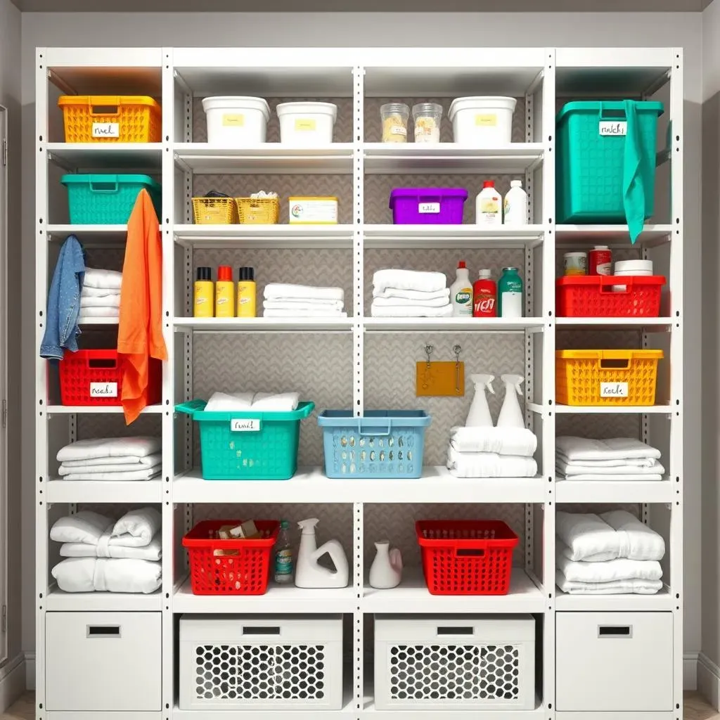 IKEA Hacks and Customization for Laundry Room Shelving