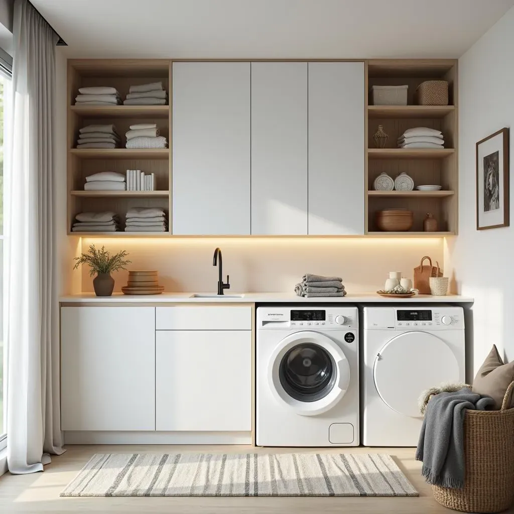 Genius IKEA Laundry Room Cabinets Ideas