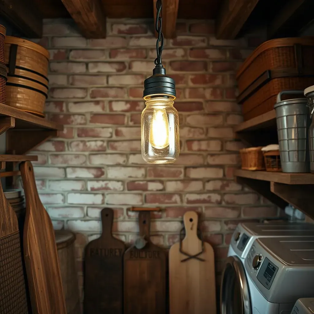 Installation and Maintenance of Rustic Laundry Room Lighting Fixtures