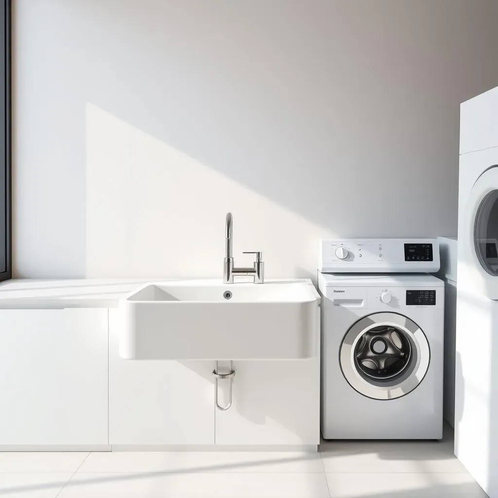 Installation Options for Porcelain Laundry Room Sinks