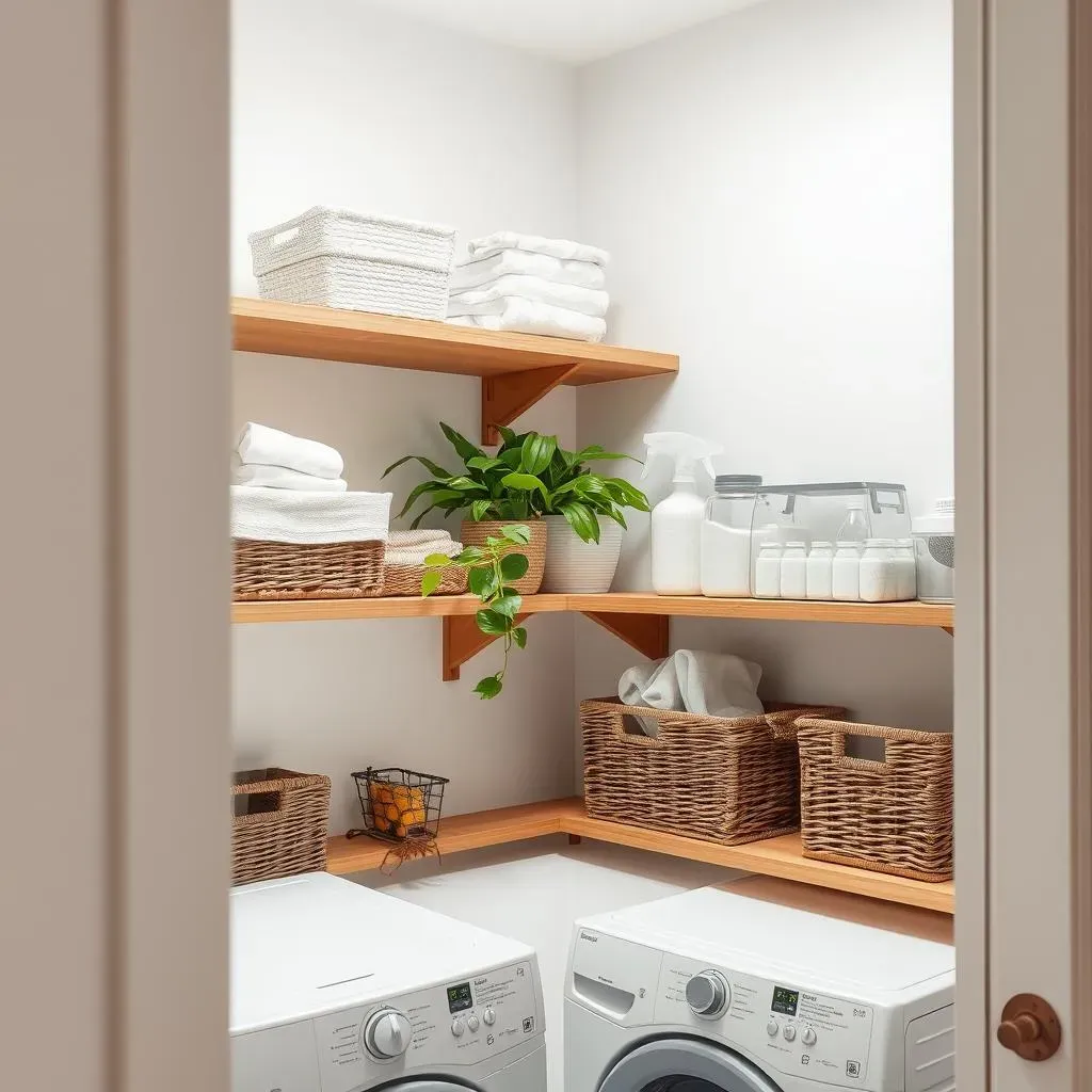Installation & Styling: Making the Most of Your Laundry Room Corner Shelving