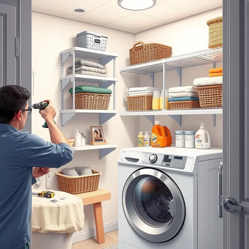 Installing and Customizing Your Adjustable Laundry Room Shelving