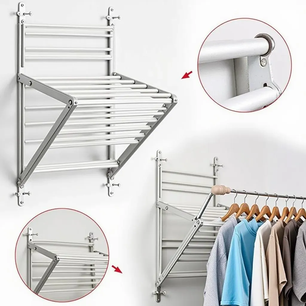 Installing and Using Your WallMounted Drying Rack