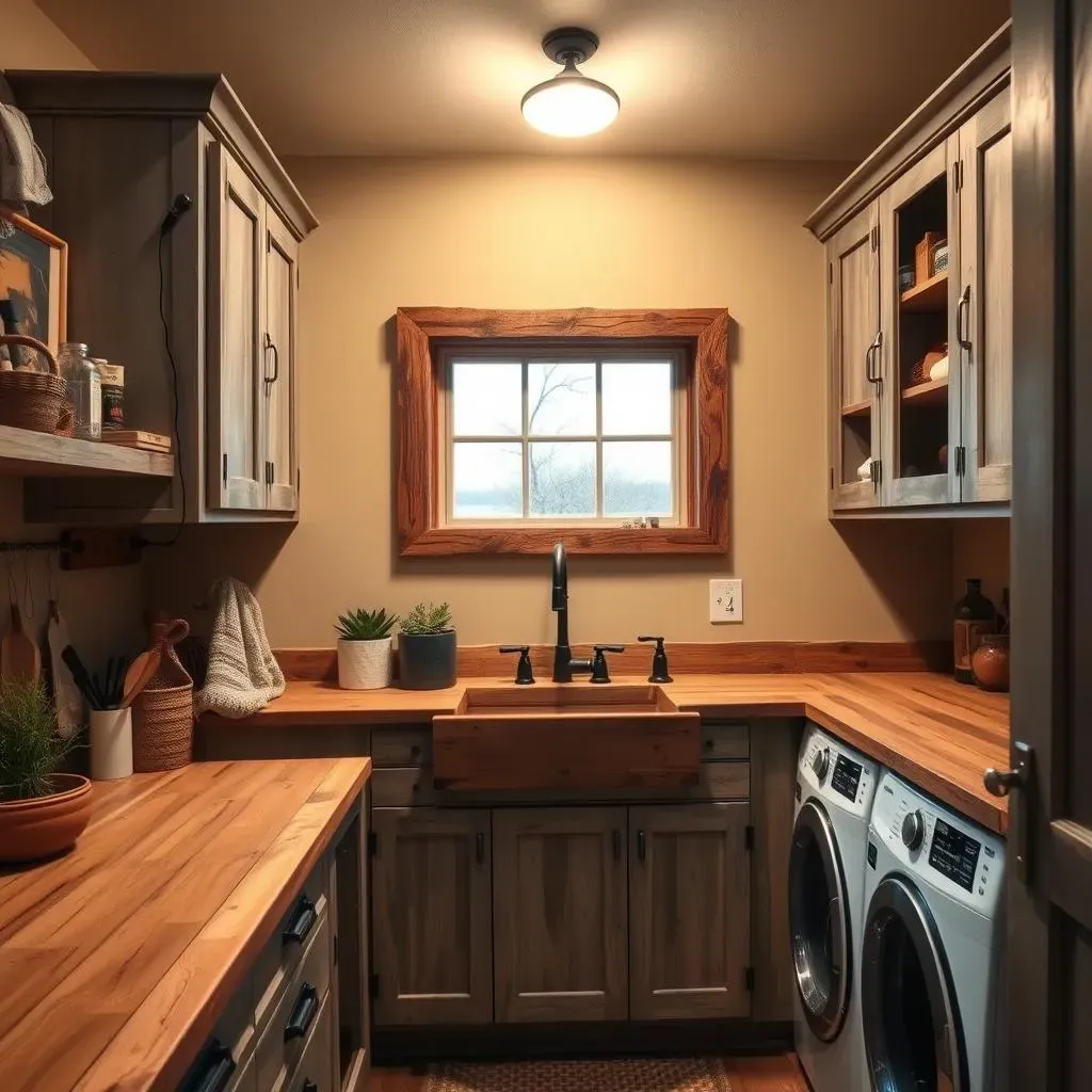 Integrating Rustic Sinks with Laundry Room Design