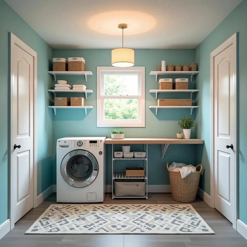 Inviting Laundry Room in Basement Ideas: Making Laundry Less of a Chore