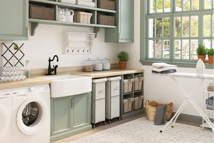 Laundry Logistics and Other Essential Utility Room Storage Solutions UK