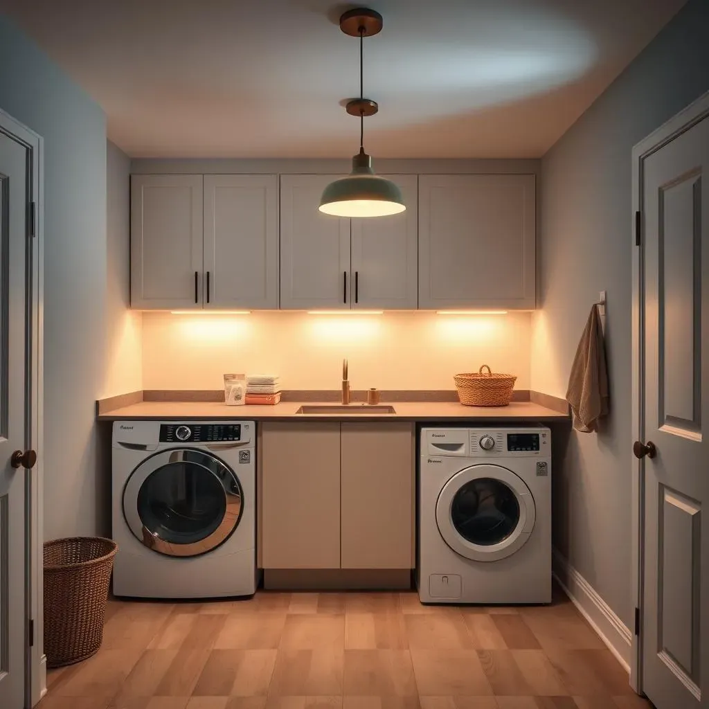 Ultimate Laundry Room Cabinet Lighting