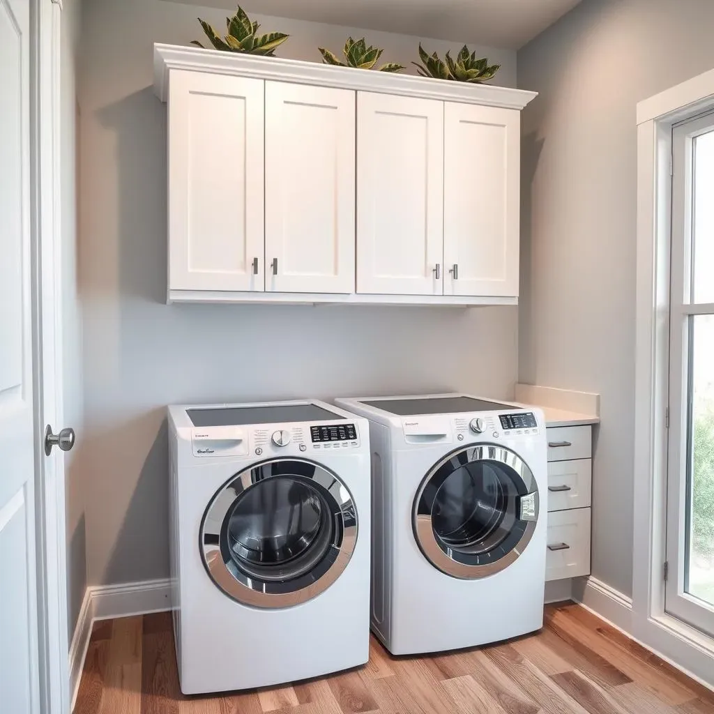 Ultimate Laundry Room Cabinets Over Washer Dryer