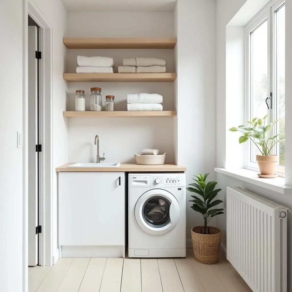 Maximize Space with laundry room decorating ideas small