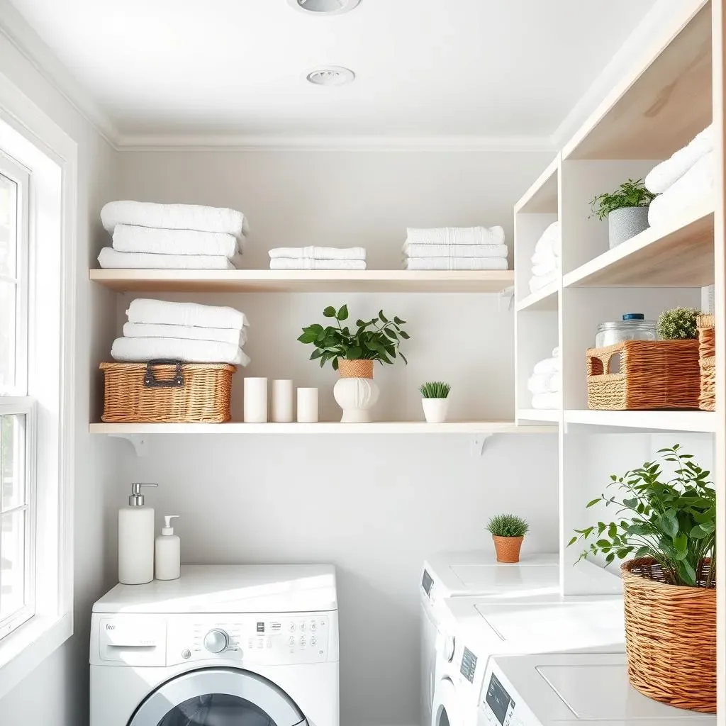 Laundry Room Ideas Open Shelves: Clever Storage Solutions
