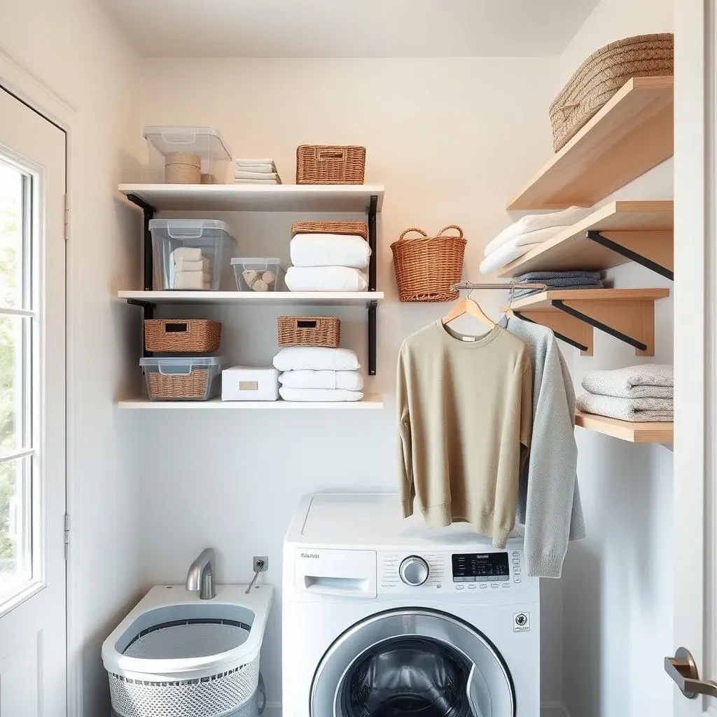 Laundry Room Ideas Shelves for Small Spaces: Get Organized