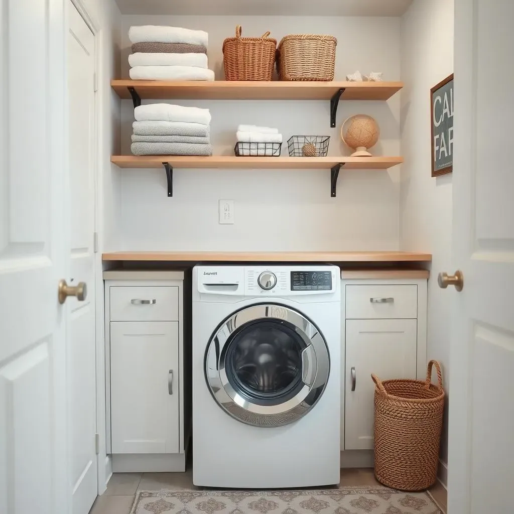 Clever Laundry Room Ideas Top Load Washer &amp; Space Hacks