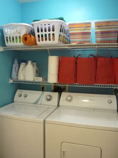 Simple & Effective Laundry Room Ideas with Wire Shelving