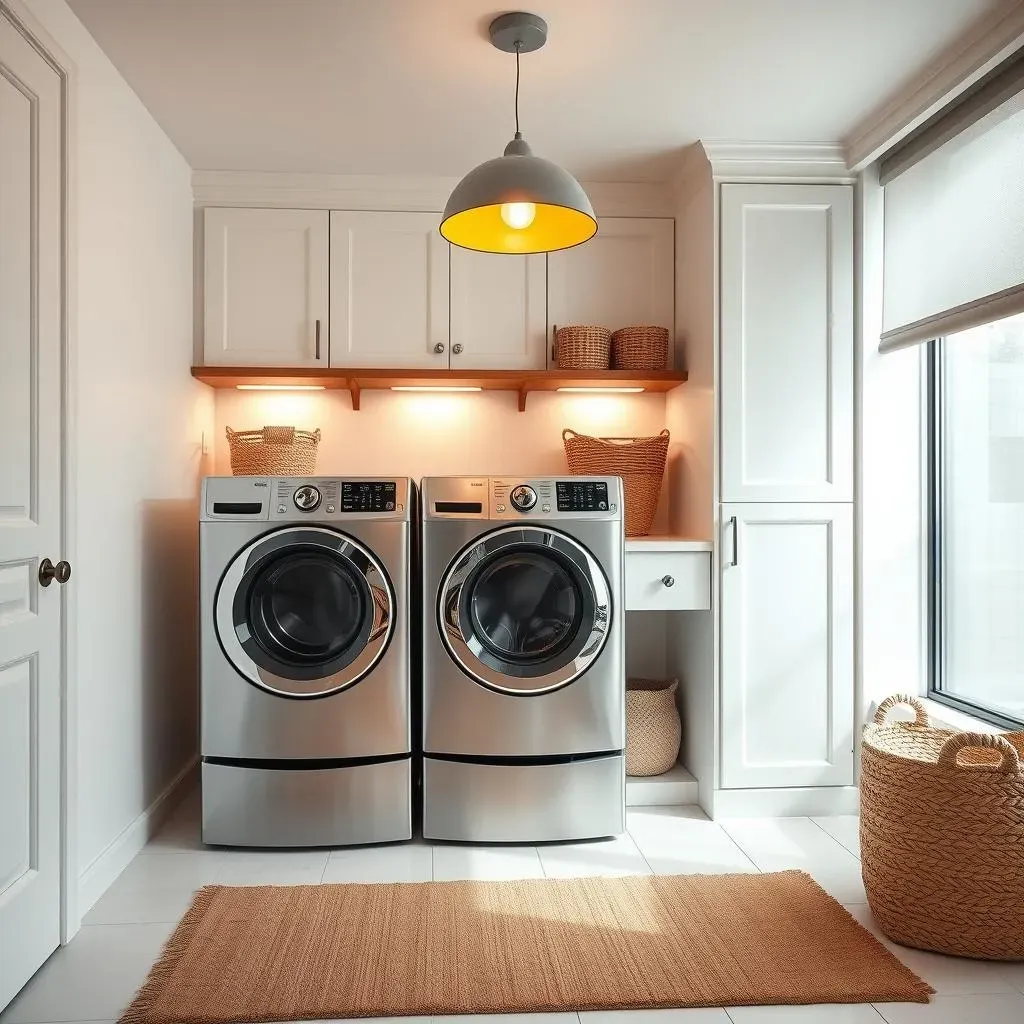 Laundry Room Lighting Ideas: Before & After Transformations from Pinterest