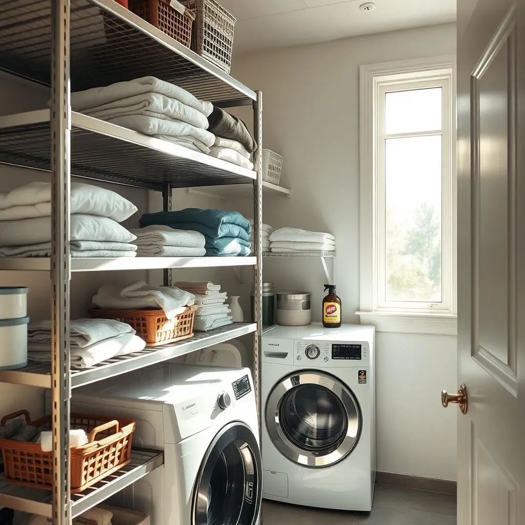 Ultimate Laundry Room Metal Shelving Units