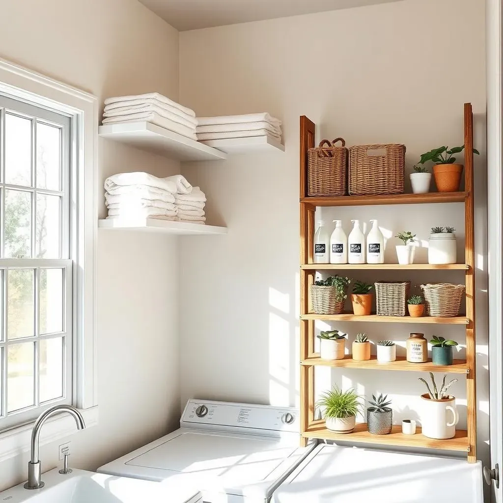 Laundry Room Shelf Ideas to Declutter and Decorate