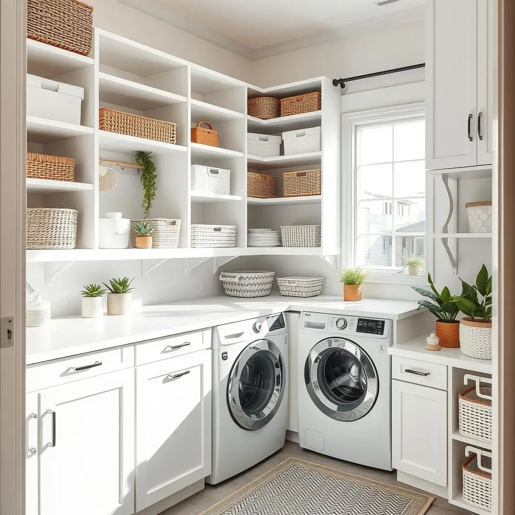 Clever Laundry Room Shelving and Storage Ideas