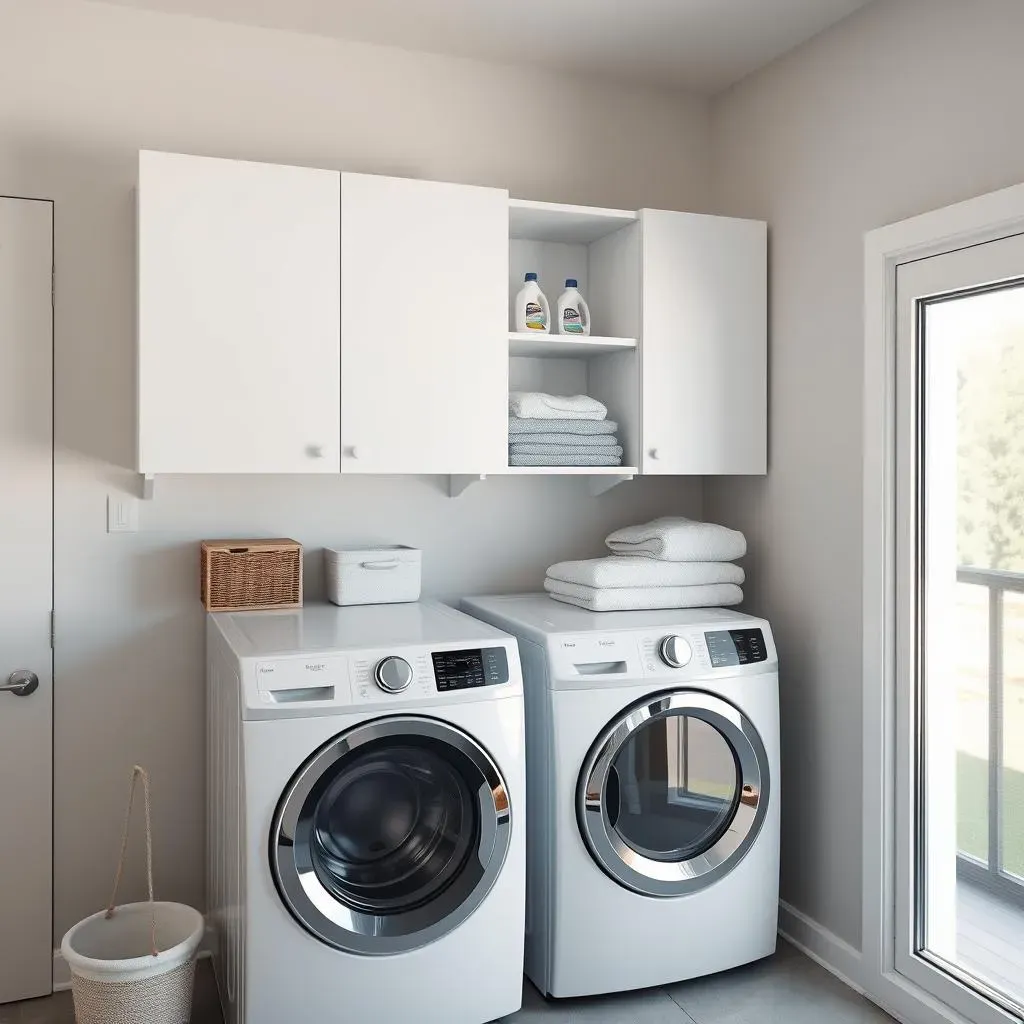 Ultimate Laundry Room Shelving Over Washer & Dryer