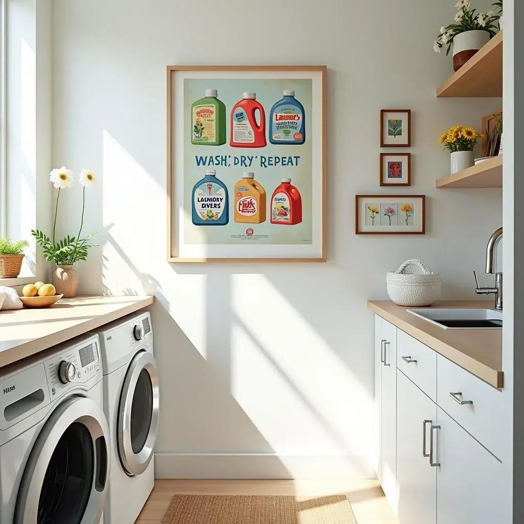 Smart laundry room wall art ideas for a better space