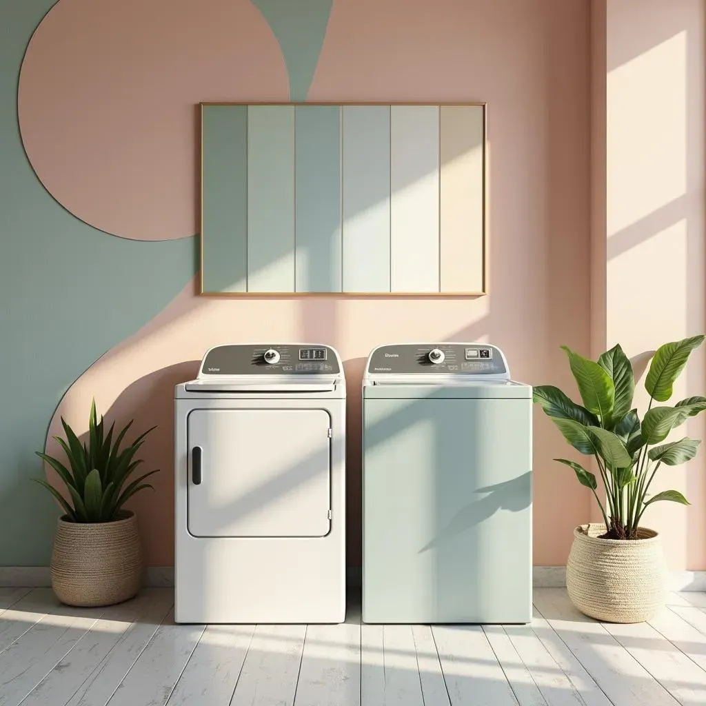 Simple laundry room wall color ideas for a fresh look