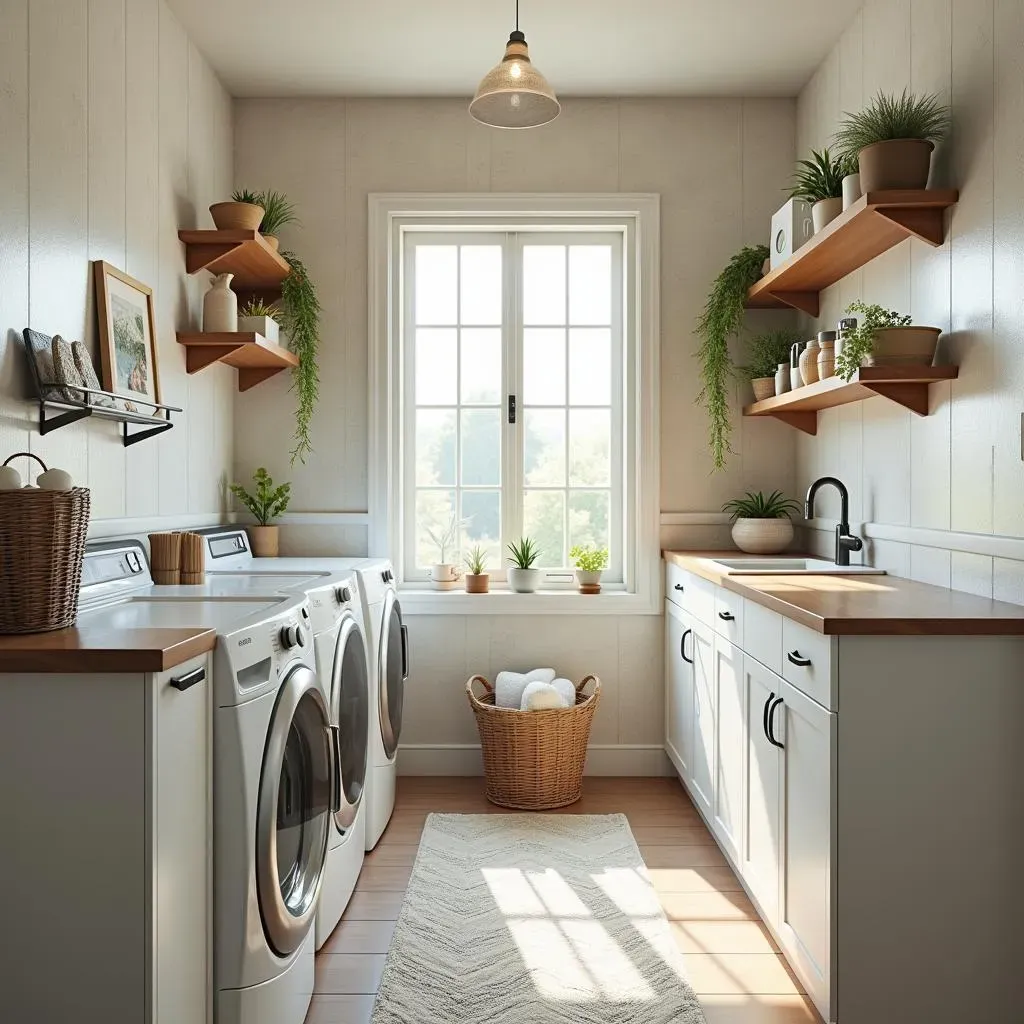 Practical laundry room wall covering ideas you'll love