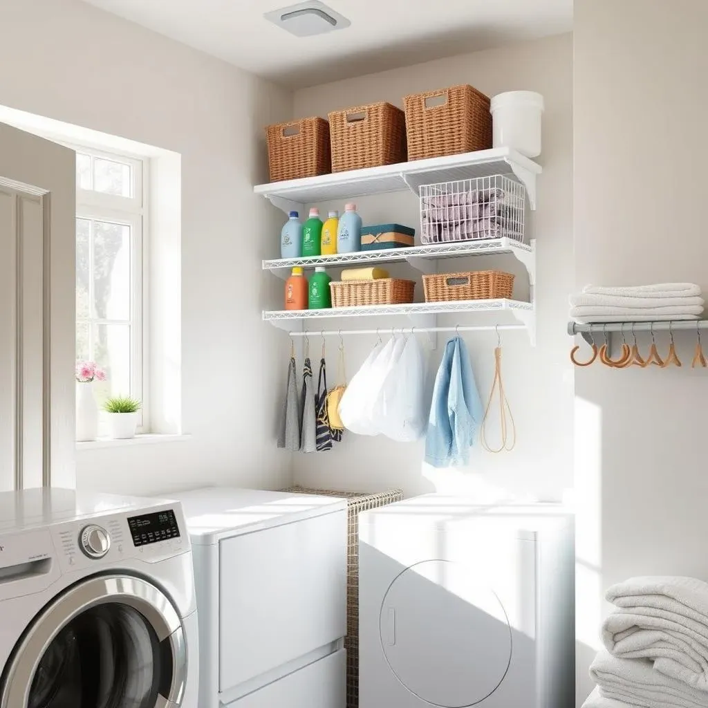 Achieve Amazing Laundry Room Wall Organization