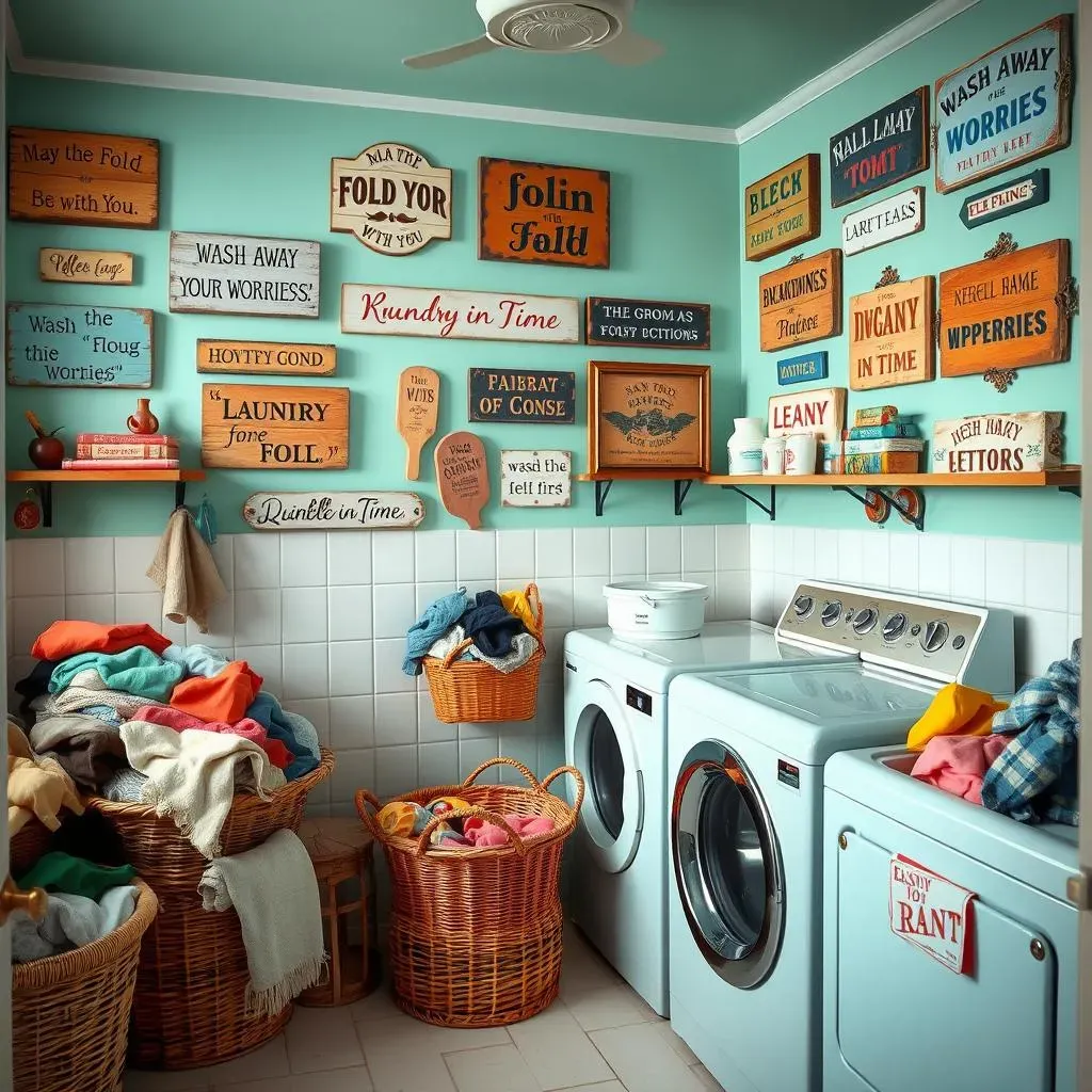 Ultimate Funny Laundry Room Wall Signs