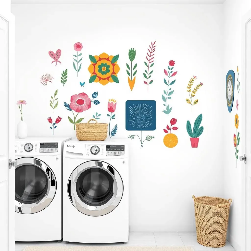 Amazing Laundry Room Wall Sticker Designs