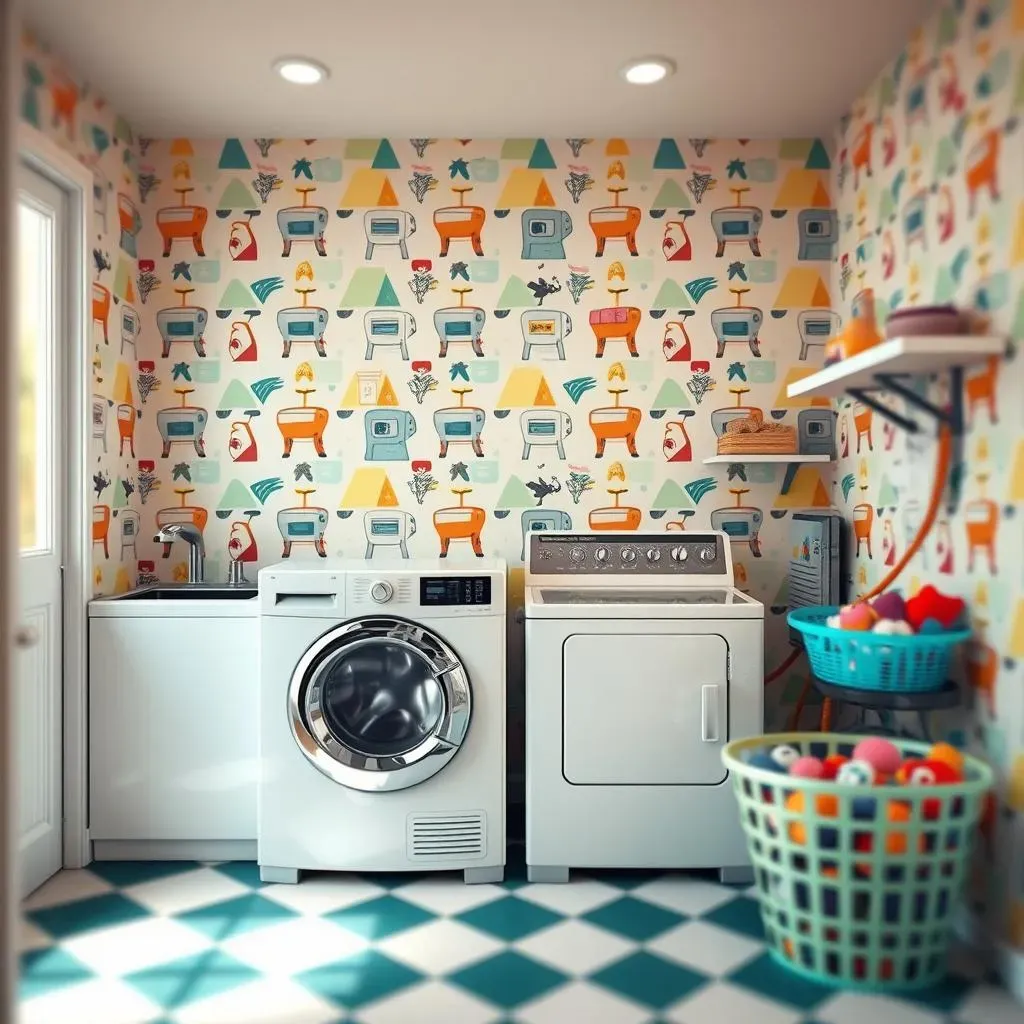 Stunning laundry room wallpaper ideas to transform space