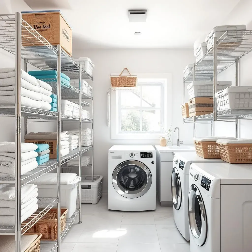 Ultimate Laundry Room Wire Shelving Options