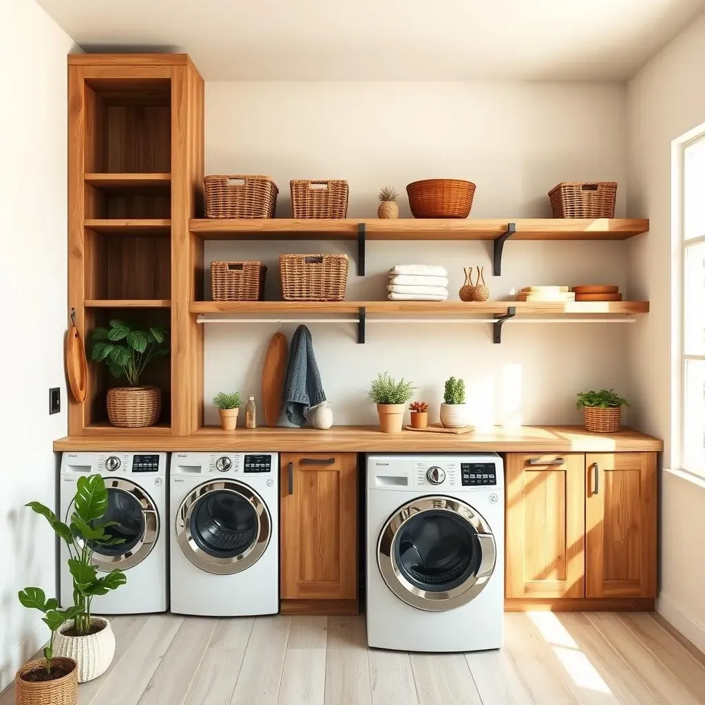 Ultimate Laundry Room Wood Shelving Ideas