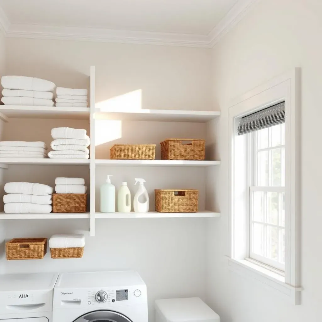 Amazing Laundry Room Shelving Ideas