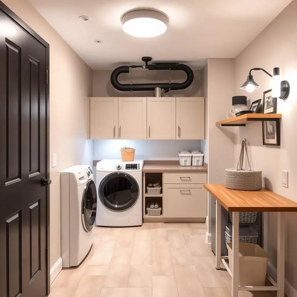 Layering Light for Your Basement Laundry Room