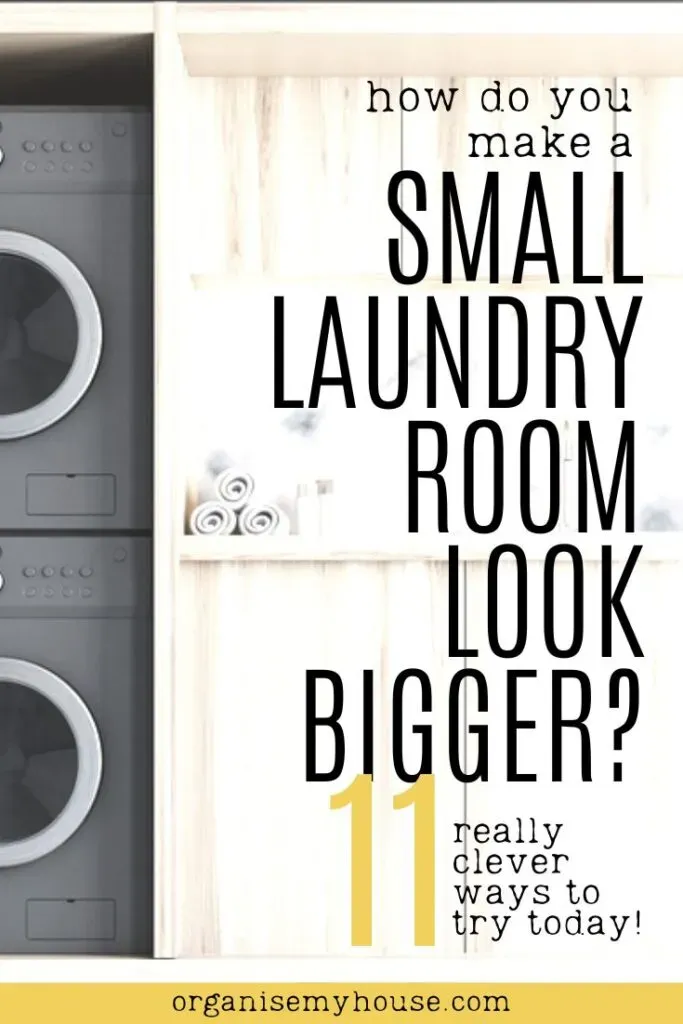 Layout and Appliance Hacks to Make a Small Laundry Room Look Bigger