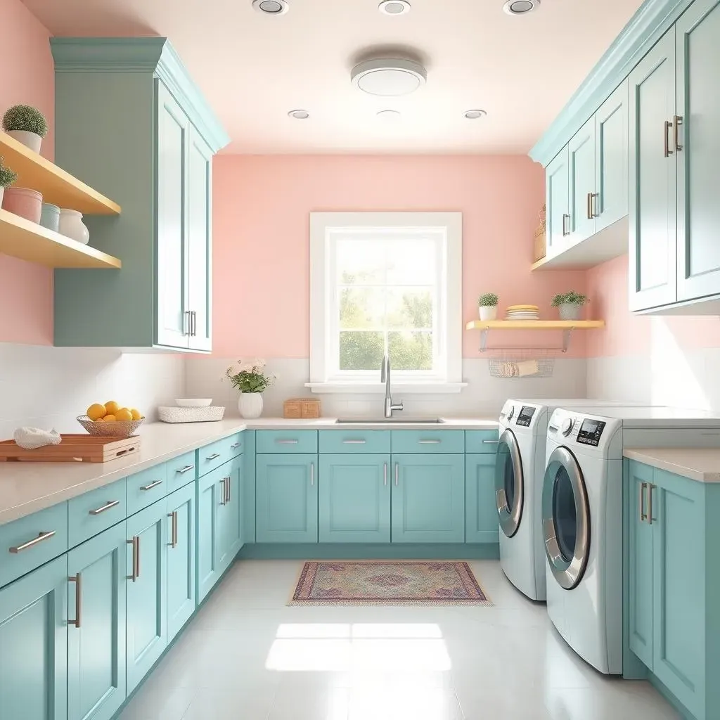 Light and Airy: Pastel Color Palettes for a Fun and Fresh Laundry Room