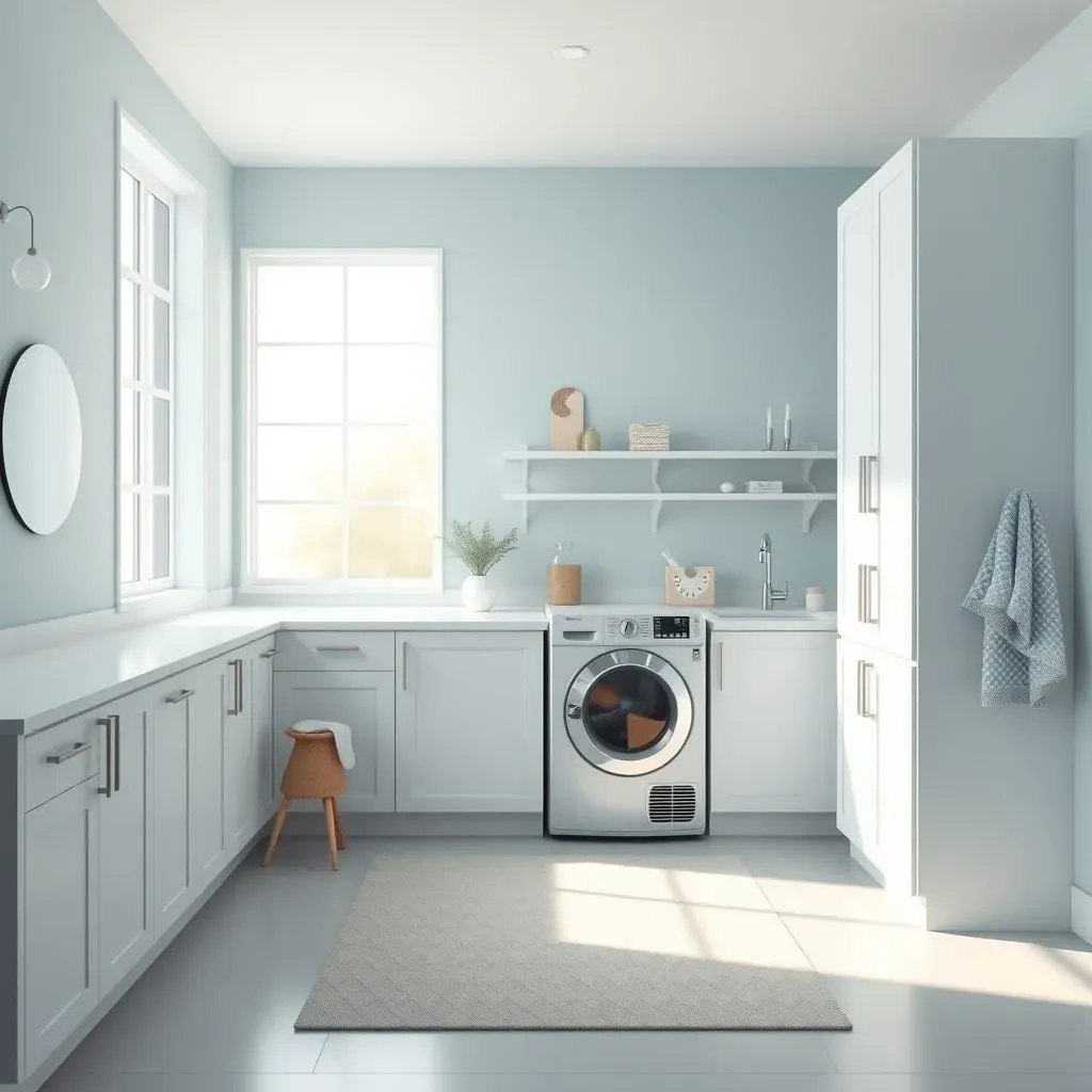 Amazing Light Blue Laundry Room Ideas: 15 Pretty Designs