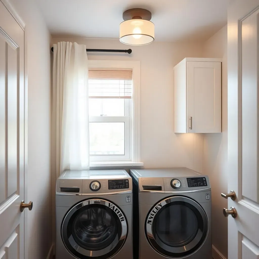 Lighting and Finishing Touches for Small Laundry Room Ideas