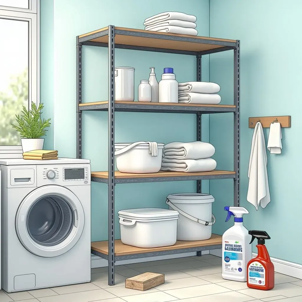 Maintaining Your Laundry Room Metal Shelving Units for Longevity