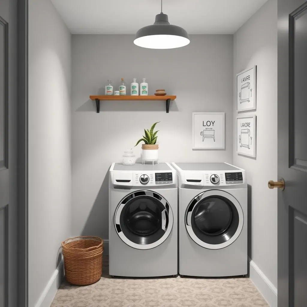 Make Laundry Less Loathsome: Decorating Your DIY Basement Laundry Room for Joy