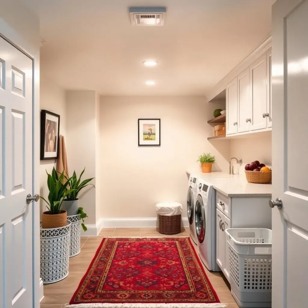 Make Your Basement Laundry Room Inviting