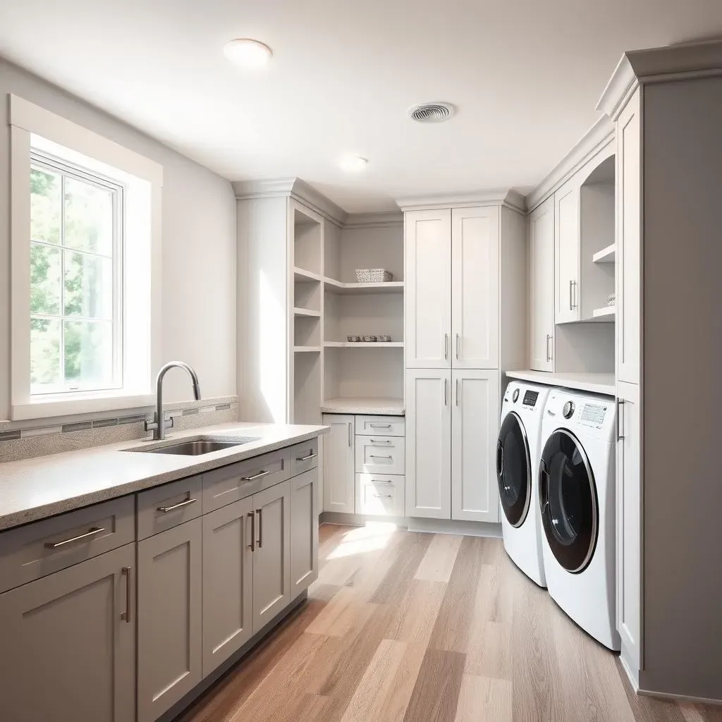 Best Makeover Unfinished Basement Laundry Room Ideas