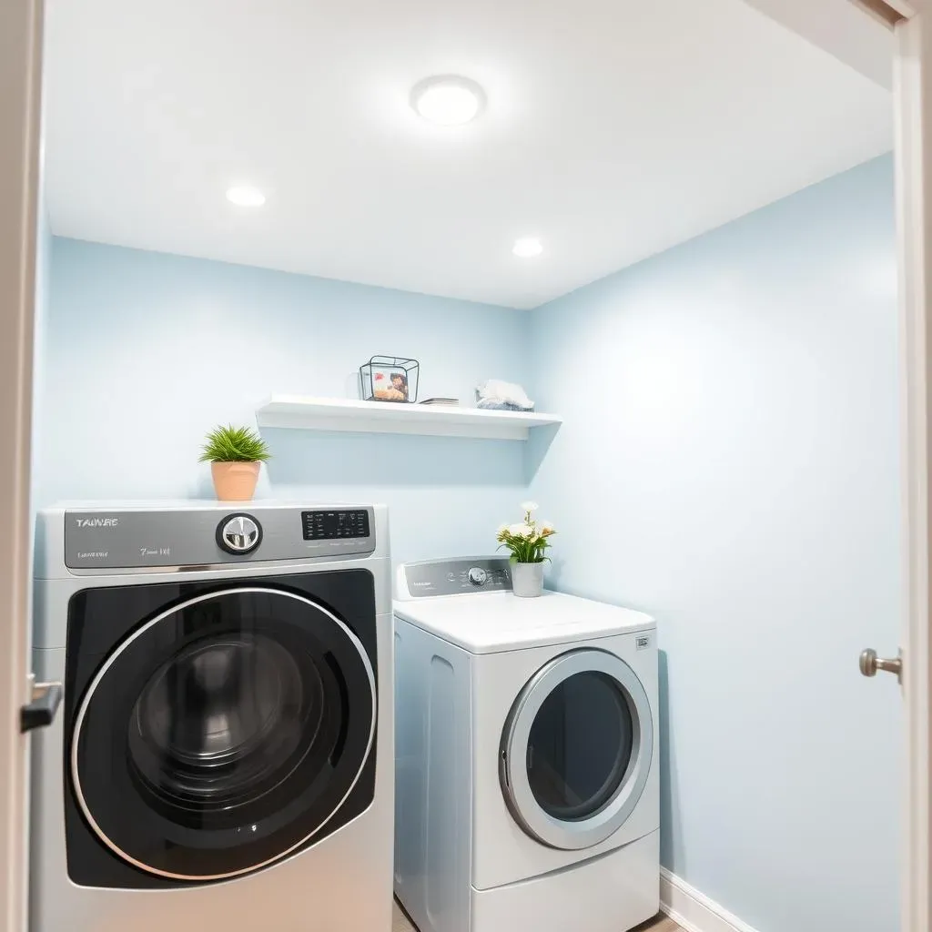 Making Basement Laundry Rooms Less Dreary