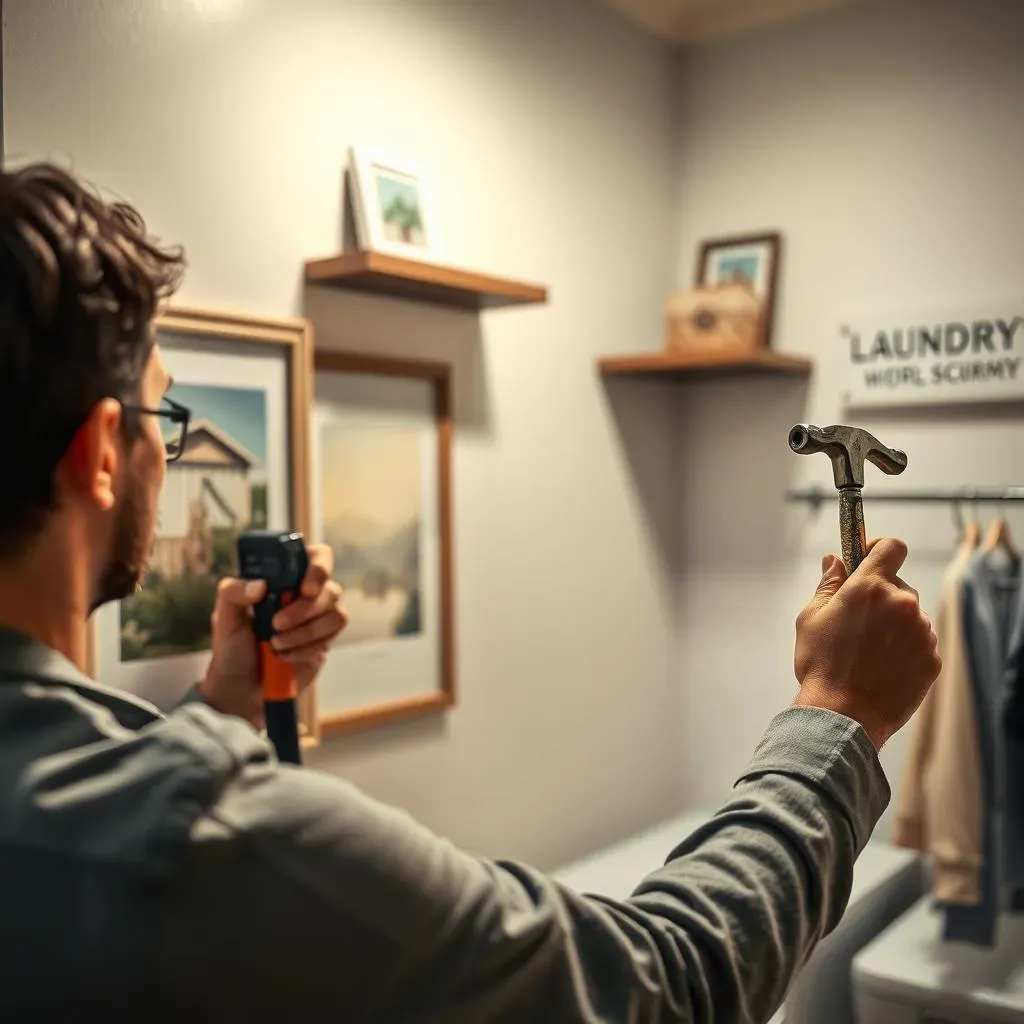 Making It Stick: Hanging Your DIY Laundry Room Wall Decor