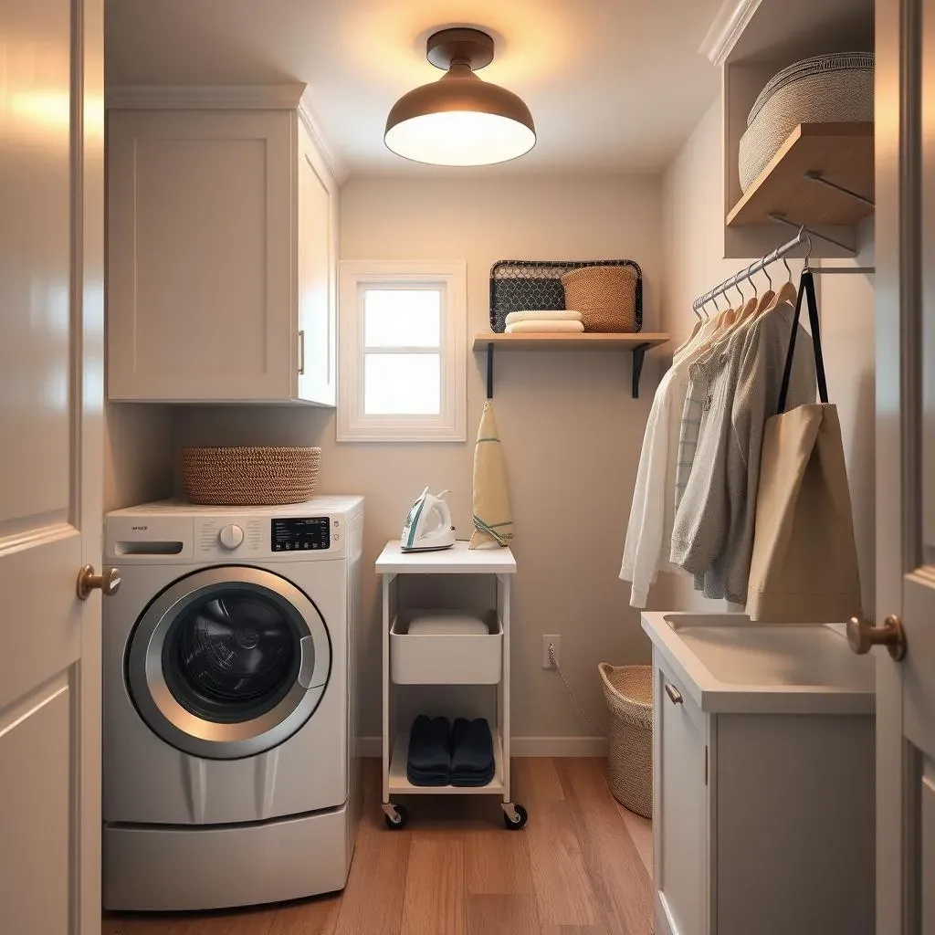 Making the Most of Tiny Laundry Spaces