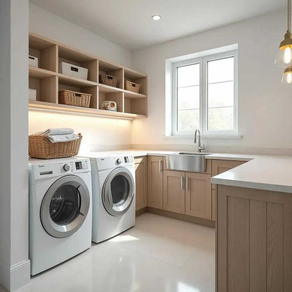Making your Basement Laundry Room Inviting and Functional
